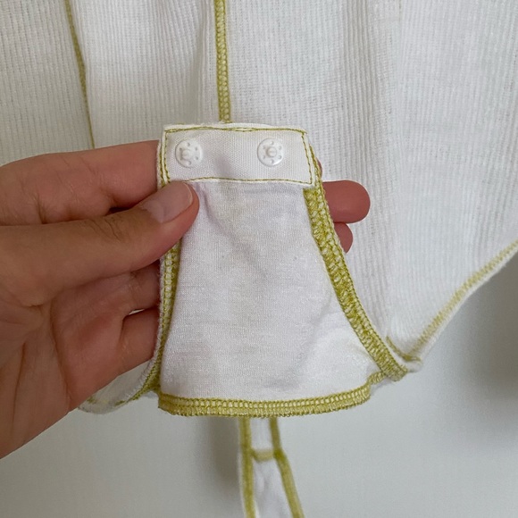 FreePeople white long sleeve body suit - L/G - Picture 4 of 4